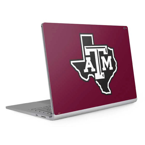 Texas A&M University Black Logo Surface Book 2 15in Skin